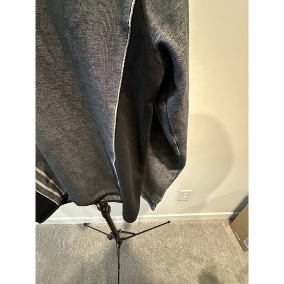 Armani Exchange Sweater Cardigan Men's Size L Full-Zip Gray Knit Jacket - Picture 9 of 12